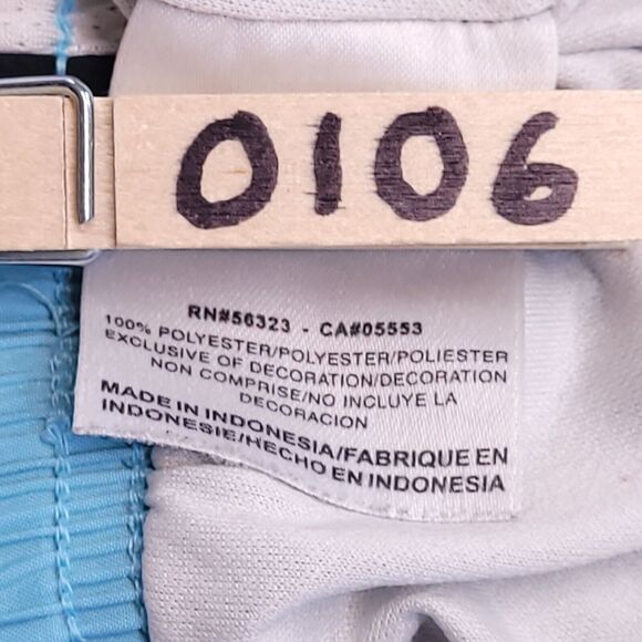 Nike Dri Fit Running Athletic Shorts Womens Size Medium M Blue White Black - Picture 6 of 8